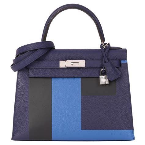 hermes kelly blue du nord|hermes blue bag.